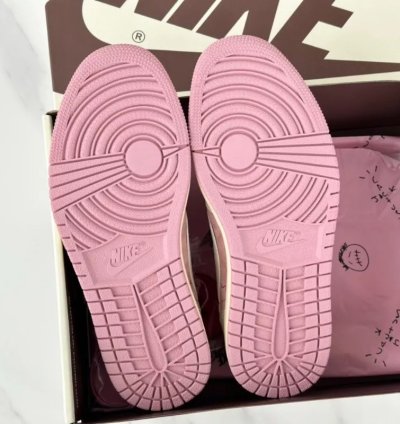Travis Scott Jordan 1 Shy Pink
