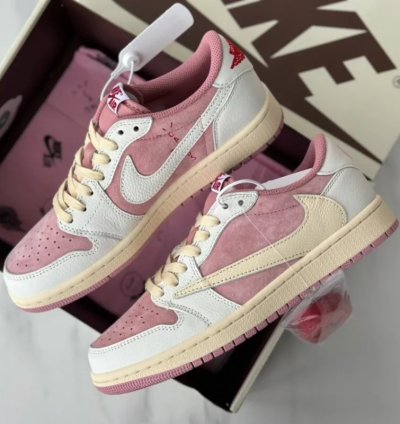 Travis Scott Jordan 1 Shy Pink