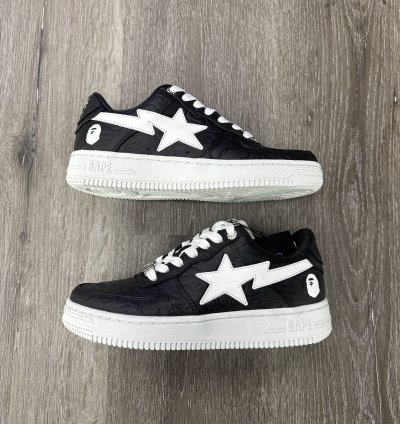 Bape Sta Low 3 Line Camo black