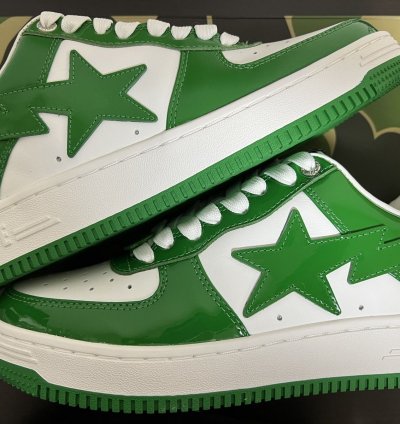 Bape Sta Low Green 2022 Sz8 5