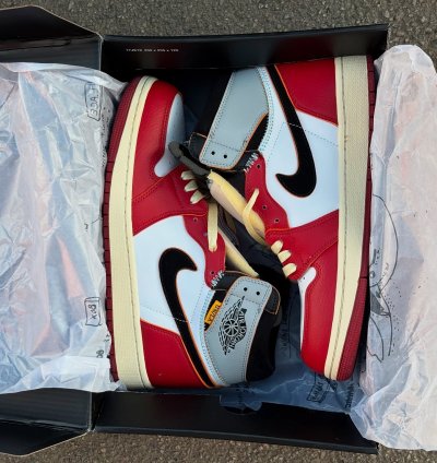 Jordan 1 Retro High X Union La chicago Shadow