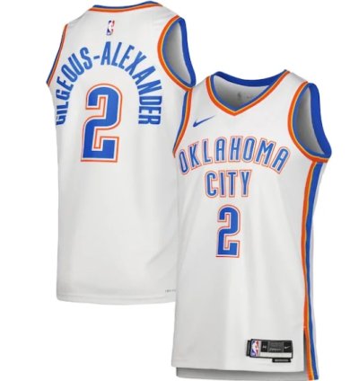 Shai Gilgeous-alexander Oklahoma City Thunder Nike Unisex Swingman Jersey - Association Edition - White