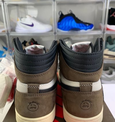 Jordan 1 High X Travis Scott mocha