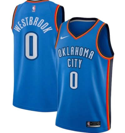 Russell Westbrook Oklahoma City Thunder Nike Swingman Player Jersey - Icon Edition - Blue