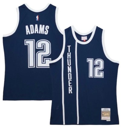 Steven Adams Oklahoma City Thunder 201516 Hardwood Classics Alternate Swingman Jersey - Navy