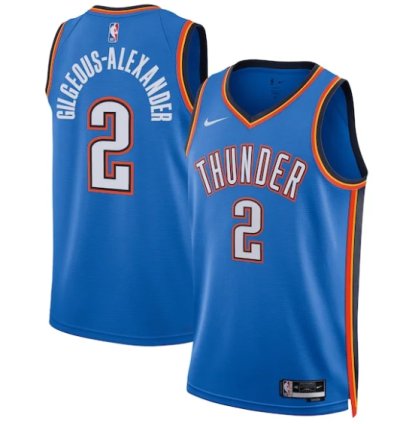 Shai Gilgeous-alexander Oklahoma City Thunder Nike Unisex Swingman Jersey - Icon Edition - Blue