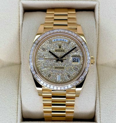 Rolex Day-date 40 New 2025 Day-date 40mm 228398tbr Diamond Paved Dial