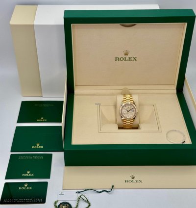 Rolex Day-date 40 New 2025 Day-date 40mm 228398tbr Diamond Paved Dial