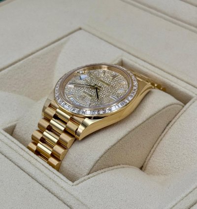 Rolex Day-date 40 New 2025 Day-date 40mm 228398tbr Diamond Paved Dial