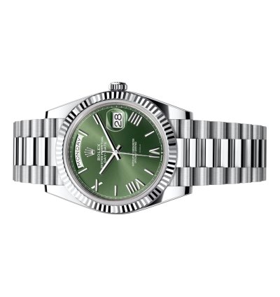 Rolex Day-date 40 Olive Green Dial 228236 Unworn Full Set