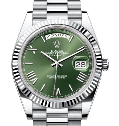 Rolex Day-date 40 Olive Green Dial 228236 Unworn Full Set