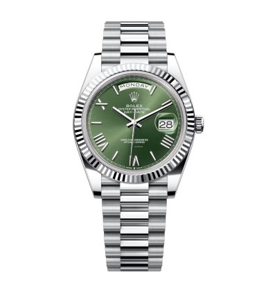 Rolex Day-date 40 Olive Green Dial 228236 Unworn Full Set