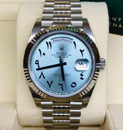 Rolex Day-date 40 Platinum Arabic Dial 40mm