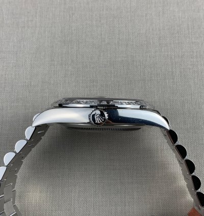 Rolex Day-date 40 Platinum Arabic Numerals Green With Diamonds M228396tbr-0032