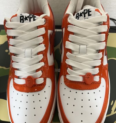Bape Sta Low Orange 2022 Sz 9 5
