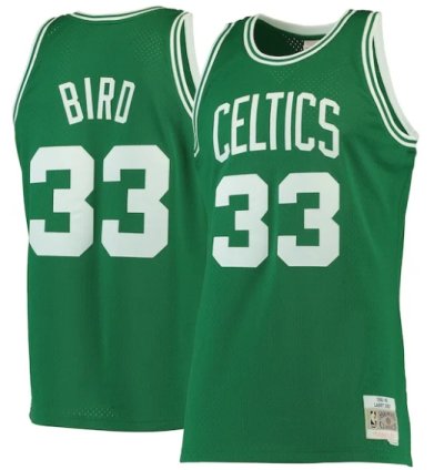 Larry Bird Boston Celtics Hardwood Classics Swingman Jersey - Kelly Green