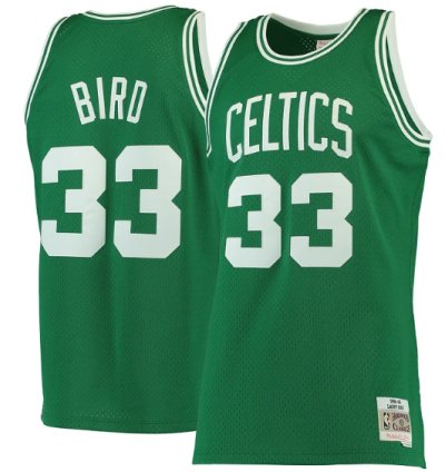 Larry Bird Boston Celtics Hardwood Classics 198586 Swingman Jersey -kelly Green