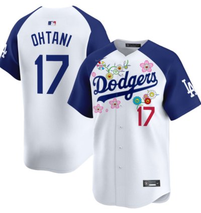 Shohei Ohtani Jersey 17 Dodgers X Takashi Murakami 2025 Vapor Limited Stitched Alternate