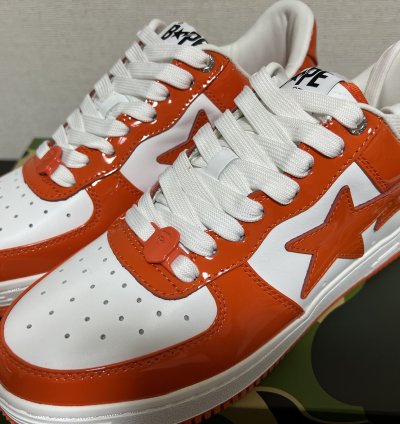 Bape Sta Low Orange 2022 Sz 9 5