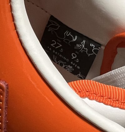 Bape Sta Low Orange 2022 Sz 9 5