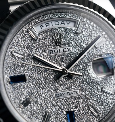 Rolex Day-date 40 Platinum Diamond-paved Dial 228236