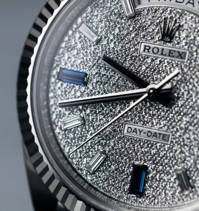 Rolex Day-date 40 Platinum Diamond-paved Dial 228236
