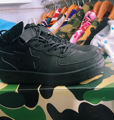 Bape Sta Mid Black