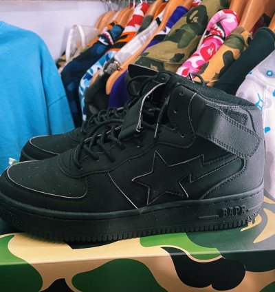 Bape Sta Mid Black