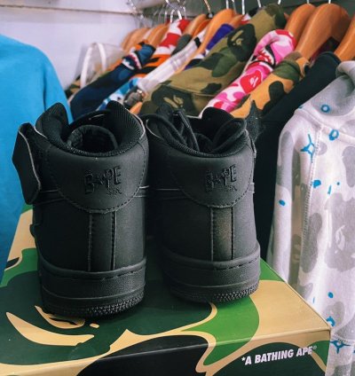 Bape Sta Mid Black
