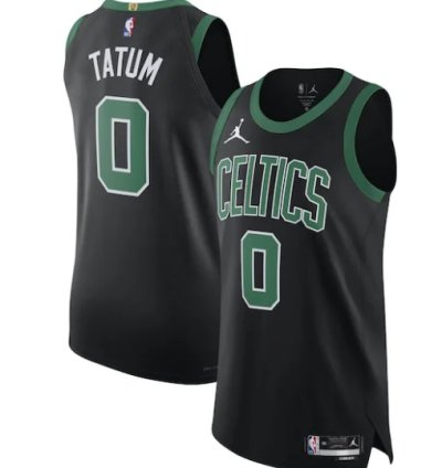Jayson Tatum Boston Celtics Jordan Brand Authentic Player Jersey - Statement Edition - Black