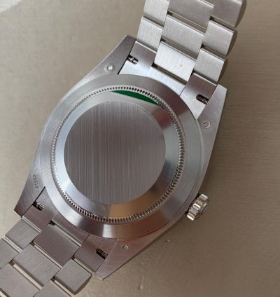 Rolex Day-date 40 Platinum Green Dial Arabic Numerals With Fluted Bezel - 228236-0017
