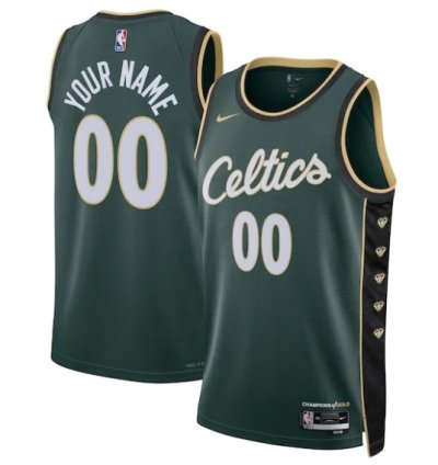 Boston Celtics Nike Unisex 202223 Swingman Custom Jersey - City Edition - Kelly Green