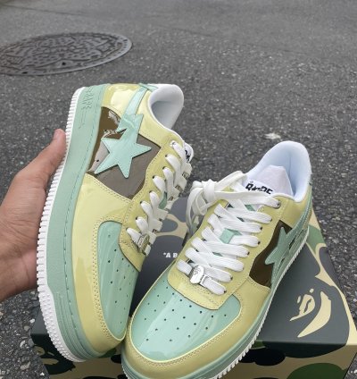 Bape Sta Nostalgic Yellow Green
