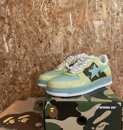 Bape Sta Nostalgic Yellow Green
