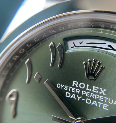 Rolex Day-date 40 Platinum Green Dial With Arabic Numerals - 228206-0048