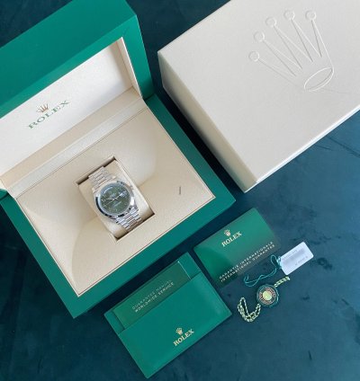 Rolex Day-date 40 Platinum Green Dial With Arabic Numerals - 228206-0048