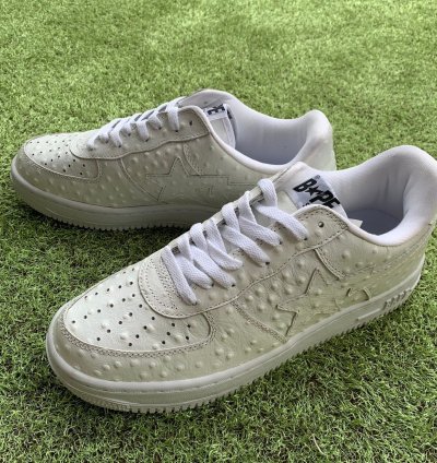 Bape Sta Ostrich White