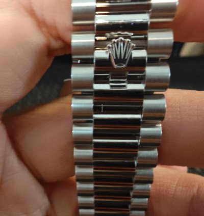 Rolex Day-date 40 Platinum Meteorite Dial With Diamond-set Bezel