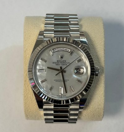 Rolex Day-date 40 Platinum Mop Dial M228236-0026