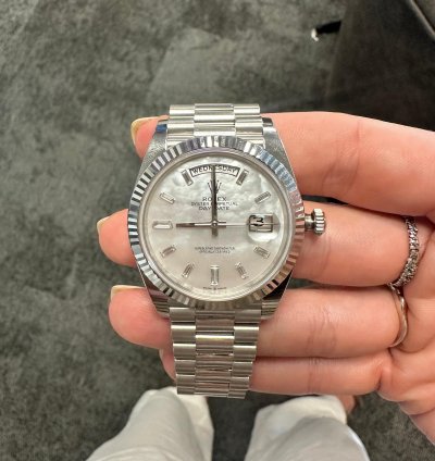 Rolex Day-date 40 Platinum Mop Dial M228236-0026
