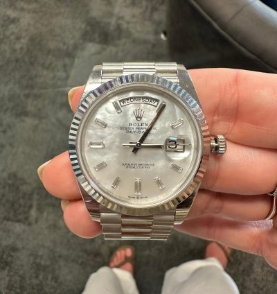 Rolex Day-date 40 Platinum Mop Dial M228236-0026