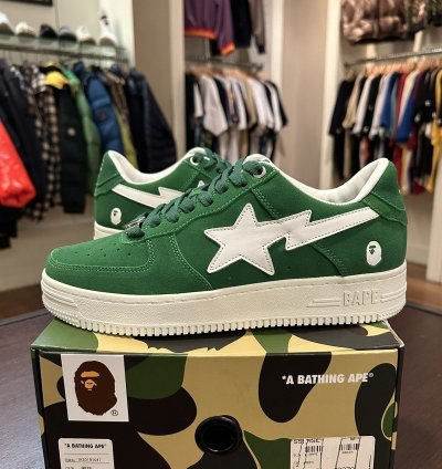 Bape Sta Suede Green