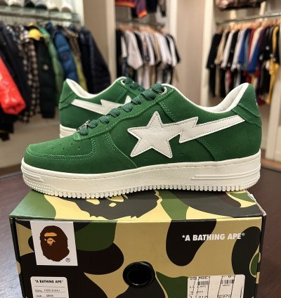 Bape Sta Suede Green