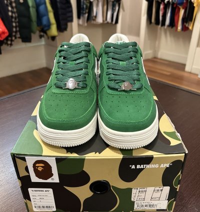 Bape Sta Suede Green
