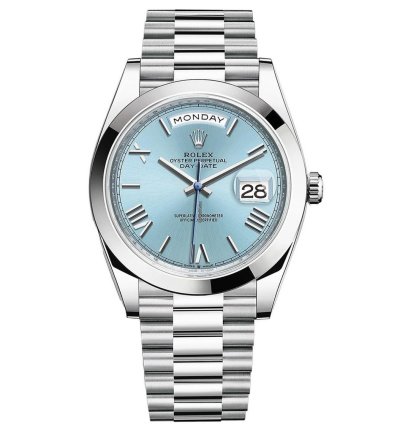 Rolex Day-date 40 Platinum Unworn Full Set Roman Dial