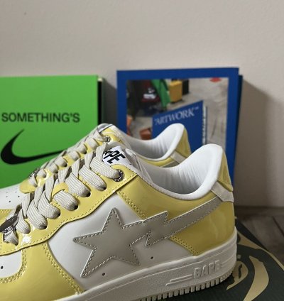 Bape Sta Yellow Ssense Sneakers
