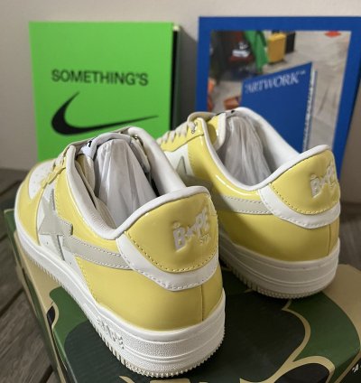 Bape Sta Yellow Ssense Sneakers