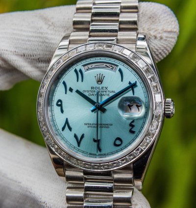 Rolex Day-date 40 Unworn 2018 Day-date Blue Arabic 228396tbr