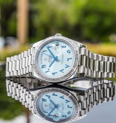 Rolex Day-date 40 Unworn 2018 Day-date Blue Arabic 228396tbr