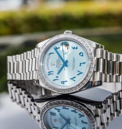 Rolex Day-date 40 Unworn 2018 Day-date Blue Arabic 228396tbr